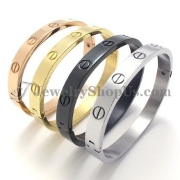 Elegante Zwarte Titanium Armband Voor Dames