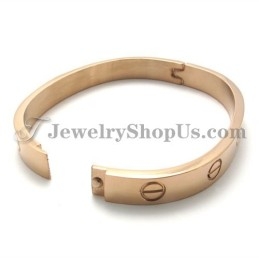 Elegante Titanium Roségouden Armband Voor Dames