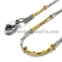 Mode Gouden Titanium Damesketting