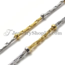 Mode Gouden Titanium Damesketting