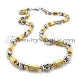 Elegante Titanium Herenketting