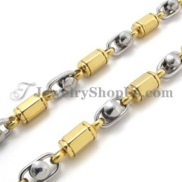 Elegante Titanium Herenketting