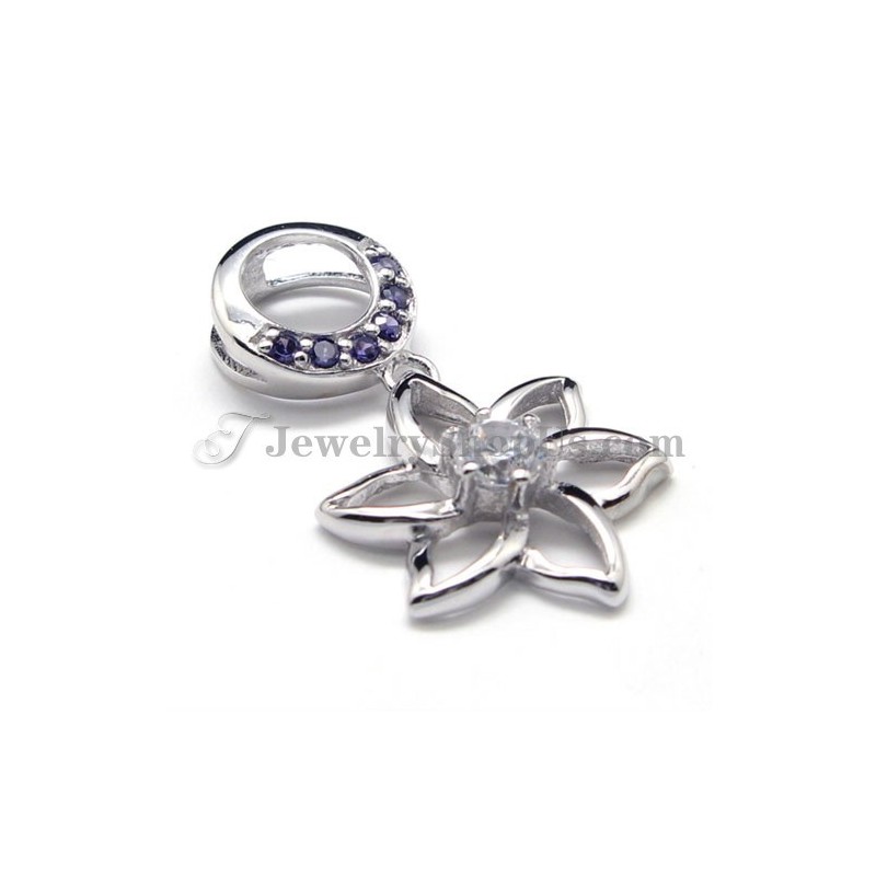 925 Zilveren Hanger Met Zirkoon (Galvaniserend Platina) Met Gratis Ketting 925 Zilveren Hanger Met Zirkoon (Galvaniserend Platina) Met Gratis Ketting