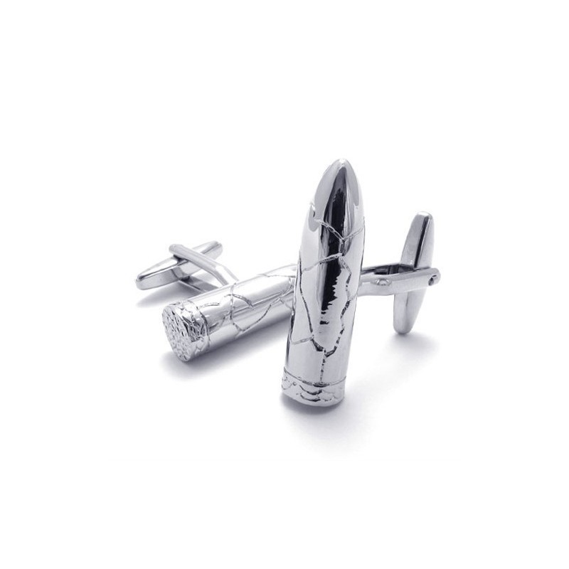 Modern Design, Kleur, Briljantie, Stabiele Kwaliteit Titanium Manchetknopen