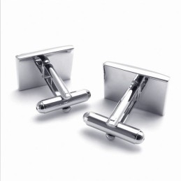 Elegante Vorm, Kleur, Briljantie, Superieure Kwaliteit Titanium Manchetknopen
