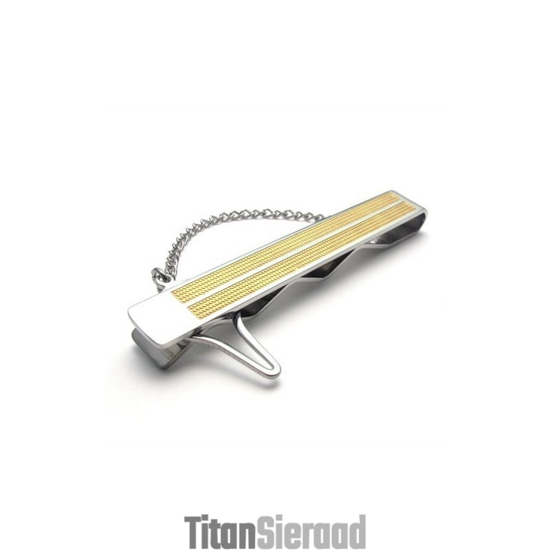 Fijn Bewerkte Kleurbriljantie Superieure Kwaliteit Titanium Stropdasclips Fijn Bewerkte Kleurbriljantie Superieure Kwaliteit Titanium Stropdasclips