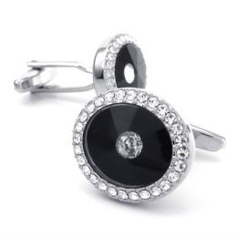 Elegante Vorm, Delicate Kleuren, Hoogwaardige Titanium Manchetknopen