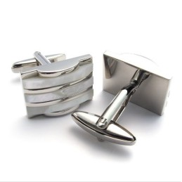 Elegante Vorm, Kleur, Briljantie, Superieure Kwaliteit, Titanium, Cupronickel Manchetknopen