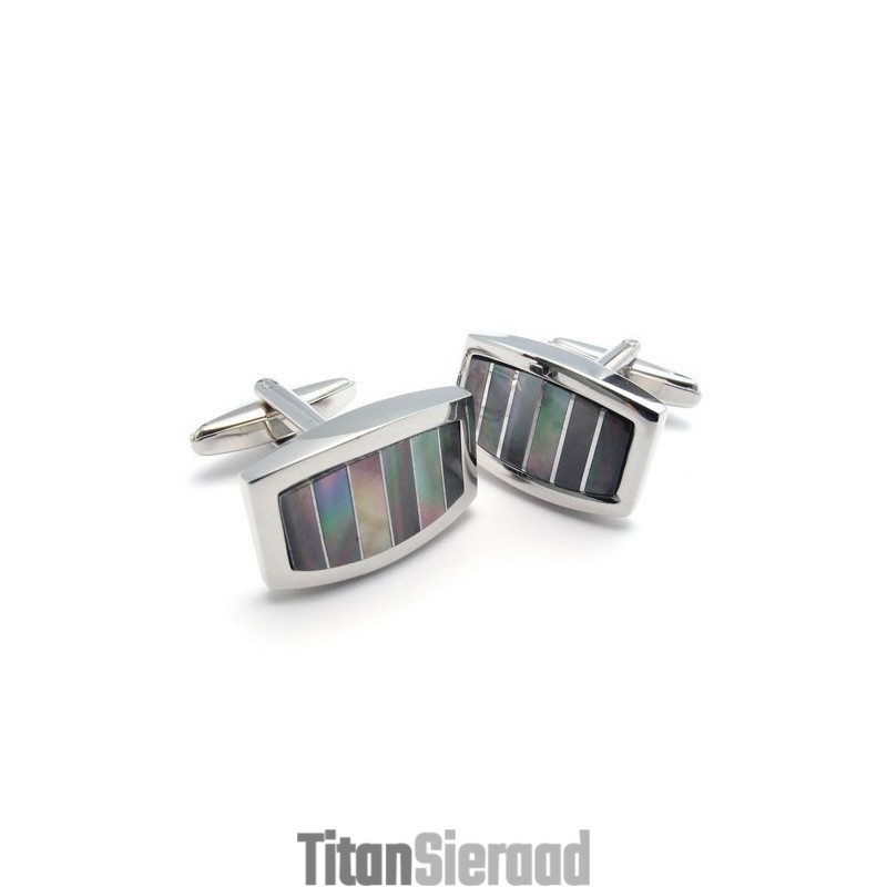Professioneel Ontwerp, Kleurbriljantie, Uitstekende Kwaliteit Titanium-Cupronickel Manchetknopen