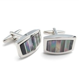 Professioneel Ontwerp, Kleurbriljantie, Uitstekende Kwaliteit Titanium-Cupronickel Manchetknopen