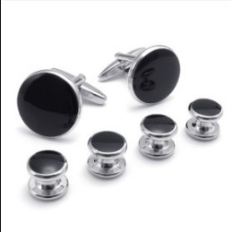 Deft Design Delicate Kleuren Hoge Kwaliteit Titanium Manchetknopen En Knopen