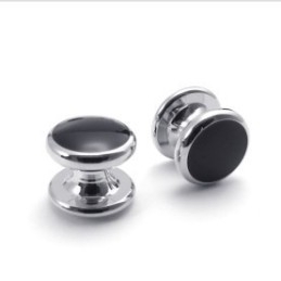 Deft Design Delicate Kleuren Hoge Kwaliteit Titanium Manchetknopen En Knopen
