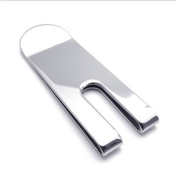 Fijn Bewerkte Kleurbriljantie Delicate Kleuren Superieure Kwaliteit Titanium Geldclips