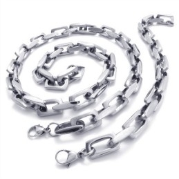 Professioneel Ontwerp, Kleurbriljantie, Uitstekende Kwaliteit Titanium Sieradenset Inclusief Ketting En Armband