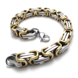 Fijn Bewerkte Kleurbriljantie Stabiele Kwaliteit Titanium Sieradenset Inclusief Ketting, Armband