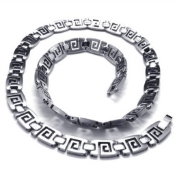 Vakkundige Vervaardiging Kleurbriljantie Uitstekende Kwaliteit Titanium Sieradenset Inclusief Ketting, Armband