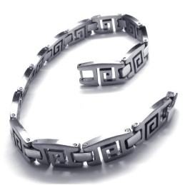 Vakkundige Vervaardiging Kleurbriljantie Uitstekende Kwaliteit Titanium Sieradenset Inclusief Ketting, Armband