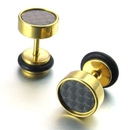 Modern Design, Kleur, Briljantie, Stabiele Kwaliteit Titanium Oorbellen