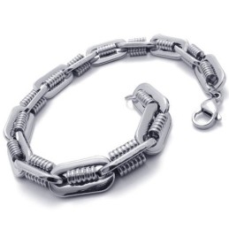 Fijn Bewerkte Kleurbriljantie Betrouwbare Kwaliteit Titanium Armband
