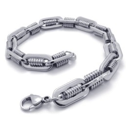 Fijn Bewerkte Kleurbriljantie Betrouwbare Kwaliteit Titanium Armband