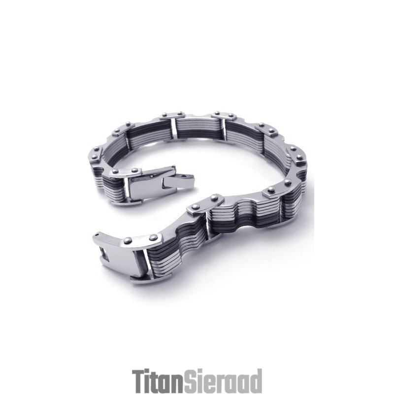 Vakkundige Productie, Kleurbriljantie, Superieure Kwaliteit Titanium Armband