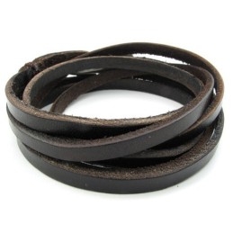 Elegante Vorm, Delicate Kleuren, Hoogwaardige Titanium Leren Armband