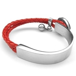 Prachtig Ontwerp, Mooie En Kleurrijke, Betrouwbare Titanium Leren Armband