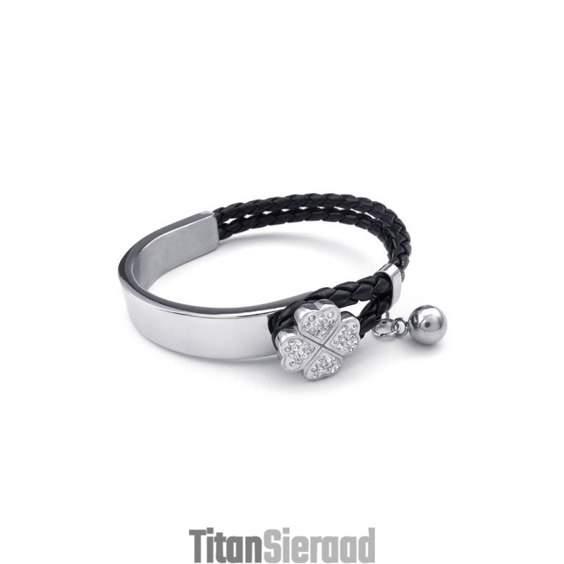 Vakkundige Vervaardiging Delicate Kleuren Uitstekende Kwaliteit Titanium Leren Armband Vakkundige Vervaardiging Delicate Kleuren Uitstekende Kwaliteit Titanium Leren Armband