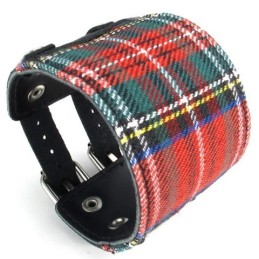 Prachtig Ontwerp, Kleurrijke, Uitstekende Kwaliteit Titanium Leren Armband