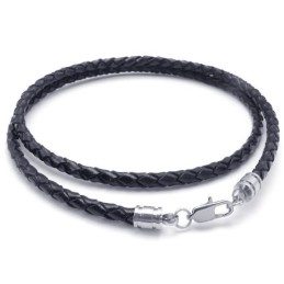 Deft Design Delicate Kleuren Wereldwijd Bekende Titanium Leren Ketting
