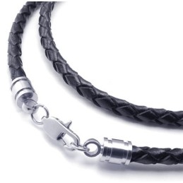 Professioneel Ontwerp, Delicate Kleuren, Betrouwbare Kwaliteit Titanium Leren Ketting