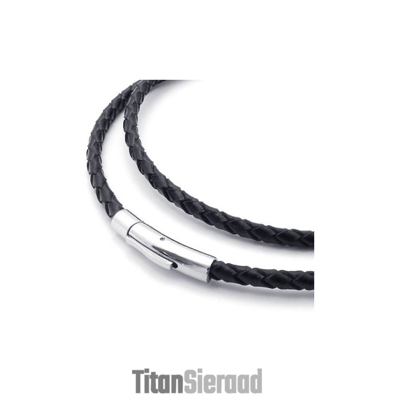 Rationele Constructie Kleur Briljantie Stabiele Kwaliteit Titanium Leren Ketting Rationele Constructie Kleur Briljantie Stabiele Kwaliteit Titanium Leren Ketting