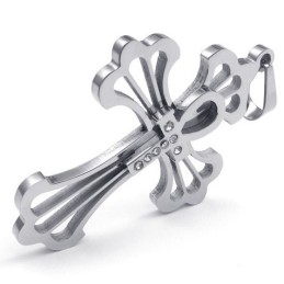 Fijn Bewerkte Kleurbriljantie, Superieure Kwaliteit Titanium Kruishanger