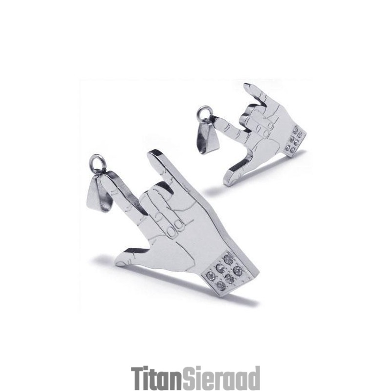 Heren Zilveren Hanger Ketting Van Puur Titanium (Nieuw) Heren Zilveren Hanger Ketting Van Puur Titanium (Nieuw)