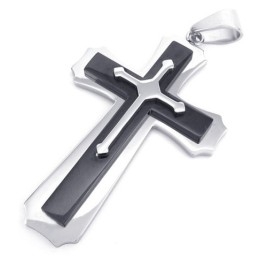 Fijn Bewerkte, Delicate Kleuren, Uitstekende Kwaliteit Titanium Kruishanger