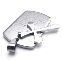 Fijn Bewerkte Kleurbriljantie Voor Een Lang Verhaal: Titanium Kruishanger