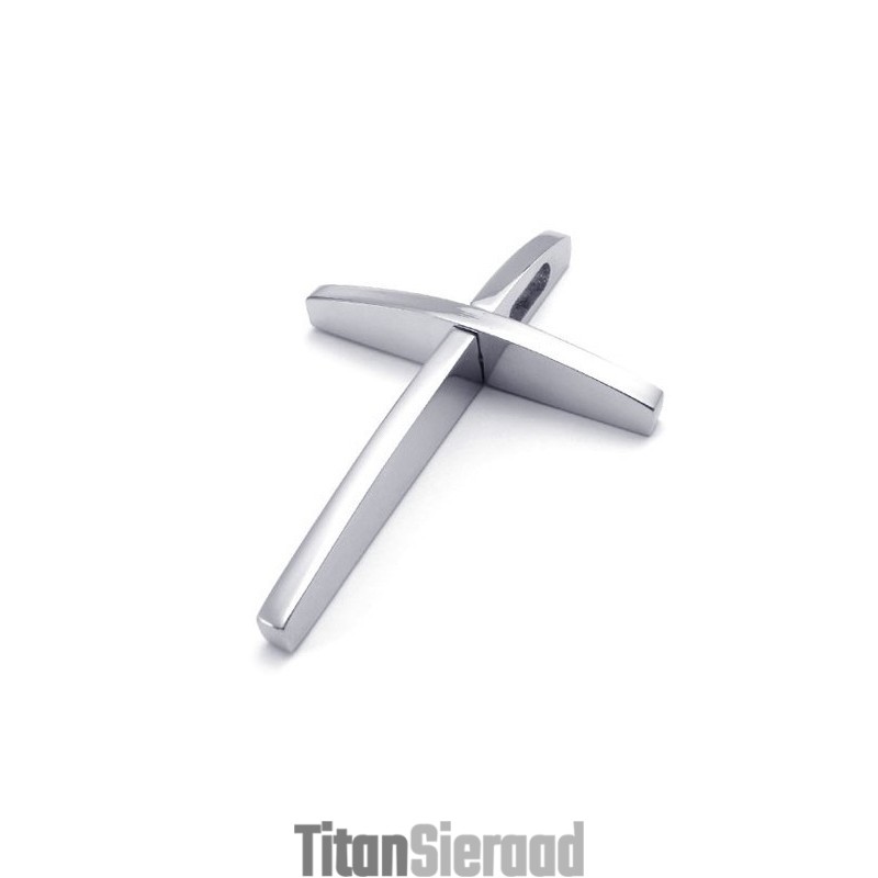 Fijn Bewerkte Kleurbriljantie Voor Een Langdurige Reputatie: Titanium Kruishanger