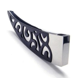 Heren Zwarte Lance Pure Titanium Kettinghanger 6588