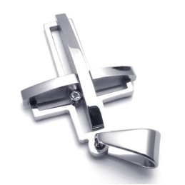 Voor Uw Selectie Kleurbriljantie Om Een Lang Verhaal Te Hebben Titanium Kruis Hanger