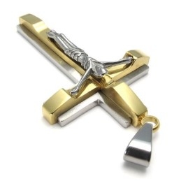 Geavanceerde Technologie Kleurbriljantie Om Een Lang Verhaal Te Hebben Titanium Kruis Hanger