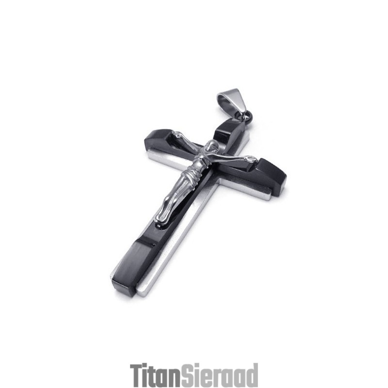 Voor Uw Selectie Delicate Kleuren De Koningin Van Kwaliteit Titanium Kruis Hanger