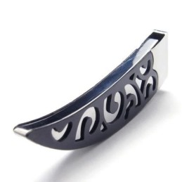 Heren Zwarte Lance Pure Titanium Kettinghanger 6588