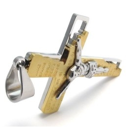 Voor Uw Selectie Kleurbriljantie Wereldwijd Bekende Titanium Kruishanger