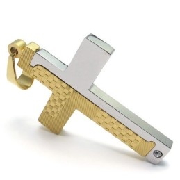 Fijn Bewerkte Kleurbriljantie Voor Een Langdurige Reputatie: Titanium Kruishanger