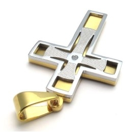 Fijn Bewerkte Kleurbriljantie Voor Een Langdurige Reputatie: Titanium Kruishanger