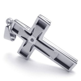 De Nieuwste Technologie Kleurbriljantie Zal Een Langdurige Reputatie Hebben Titanium Kruis Hanger