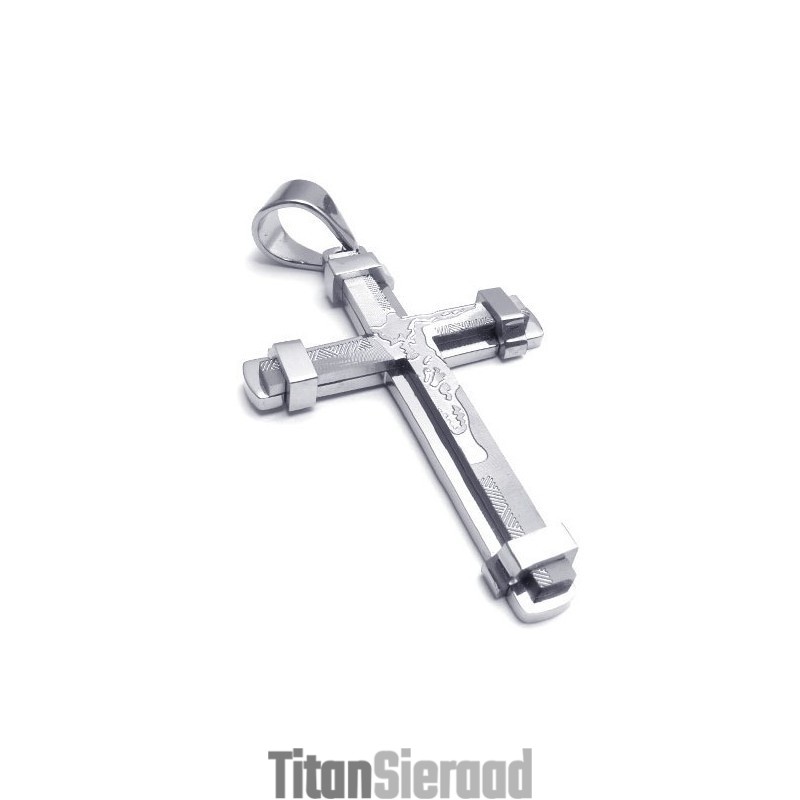 Elegante Vorm, Kleur, Briljantie, Uitstekende Kwaliteit, Titanium Kruishanger Elegante Vorm, Kleur, Briljantie, Uitstekende Kwaliteit, Titanium Kruishanger