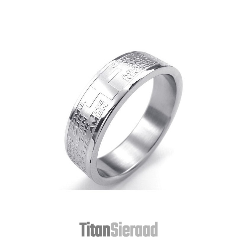 Behendig Ontwerp, Kleur, Briljantie, Betrouwbare Kwaliteit Titanium Ring