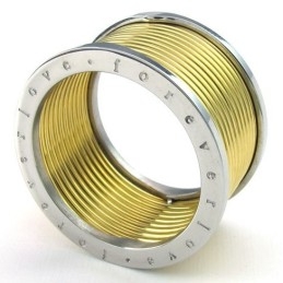 Rationele Constructie Kleur Briljantie Stabiele Kwaliteit Titanium Ring