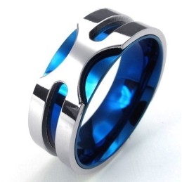 Elegante Vorm, Prachtige Kleuren, Betrouwbare Kwaliteit Titanium Ring